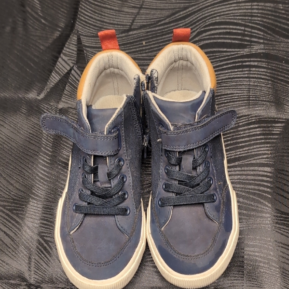 Cat & Jack Blue High-Top Sneakers with Velcro